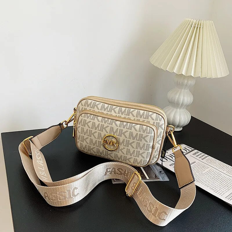 Magnolia – Elegante Leder-Schultertasche mit verstellbarem Träger