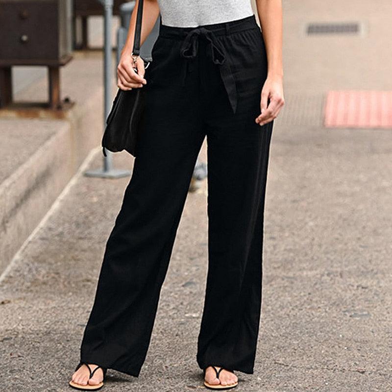 Sophia – Leinen Baumwoll Hose für Komfort und Stil
