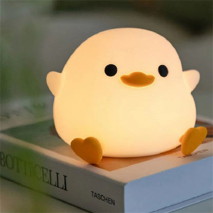 QuackyGlow – Sanft leuchtende, entenförmige Lampe für angenehmes Nachtlicht