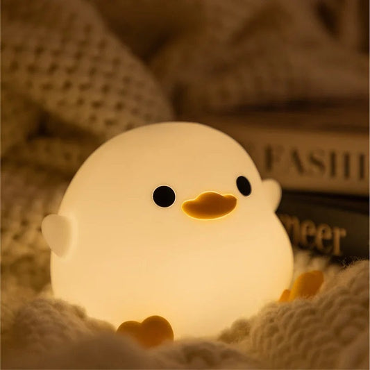 QuackyGlow – Sanft leuchtende, entenförmige Lampe für angenehmes Nachtlicht