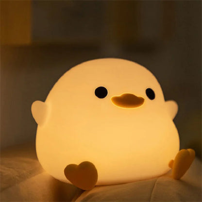 QuackyGlow – Sanft leuchtende, entenförmige Lampe für angenehmes Nachtlicht