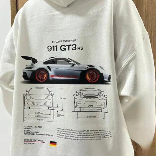 Heidi – Oversized Racing Hoodie für stylischen Komfort