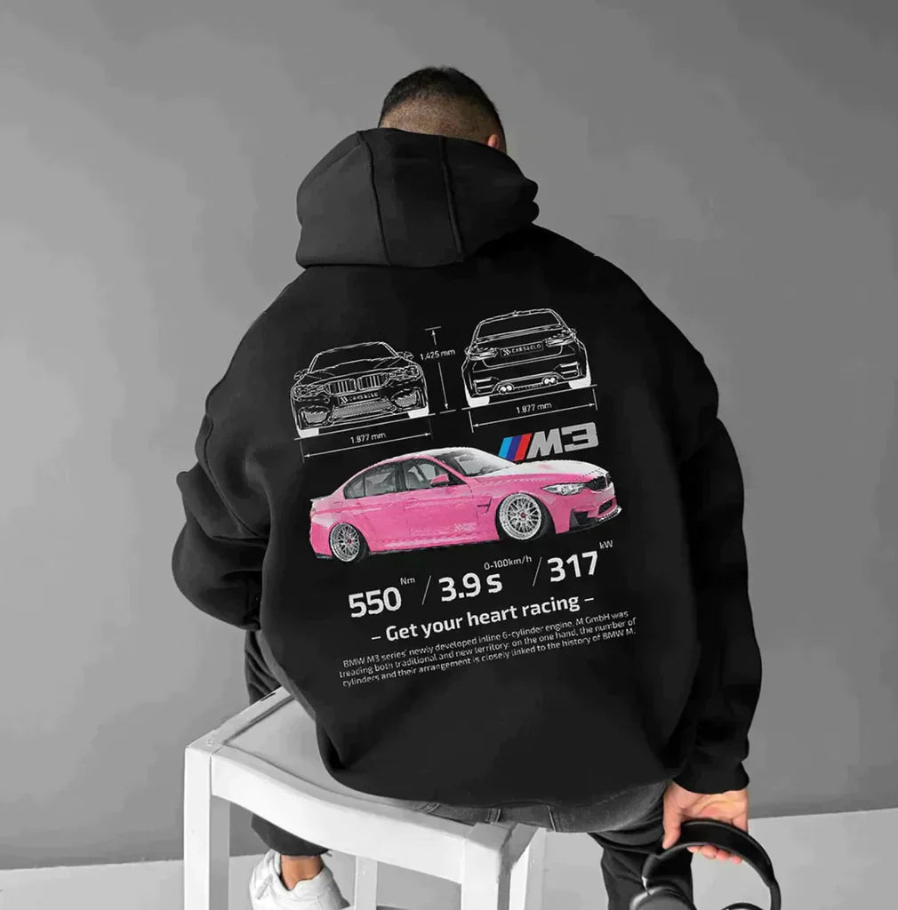 Heidi – Oversized Racing Hoodie für stylischen Komfort