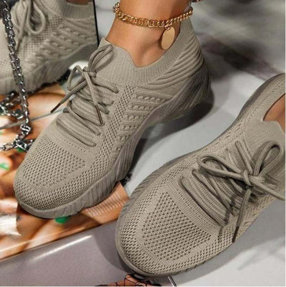 AirFlex – Mesh Atmungsaktive Schnür-Sneakers für Frauen