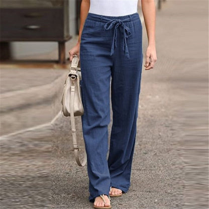 Sophia – Leinen Baumwoll Hose für Komfort und Stil