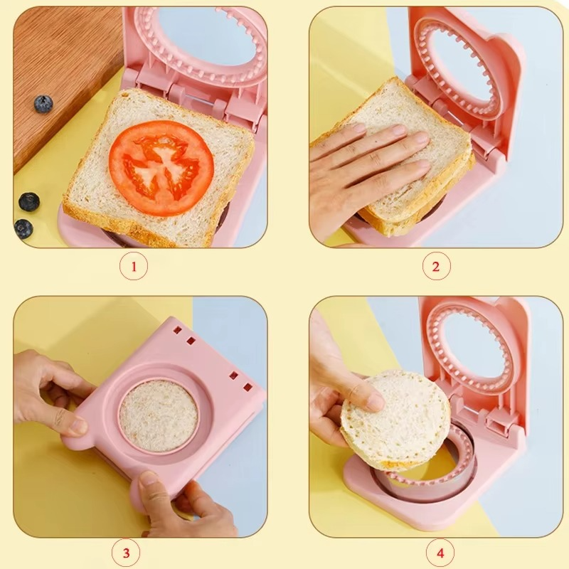 ToastyPress – Kompakter Sandwichmaker ohne Kruste für perfekte Snacks