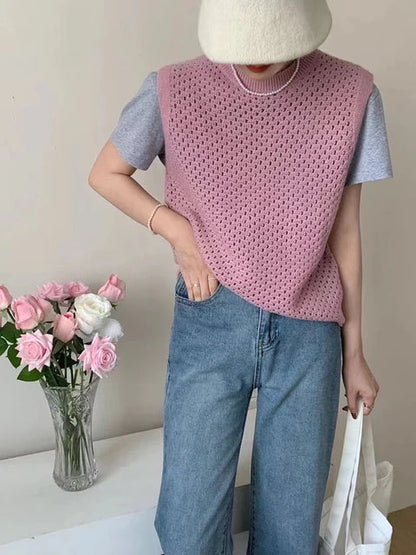 Rinnie – Leichter Strickpullover für moderne Lagenlooks