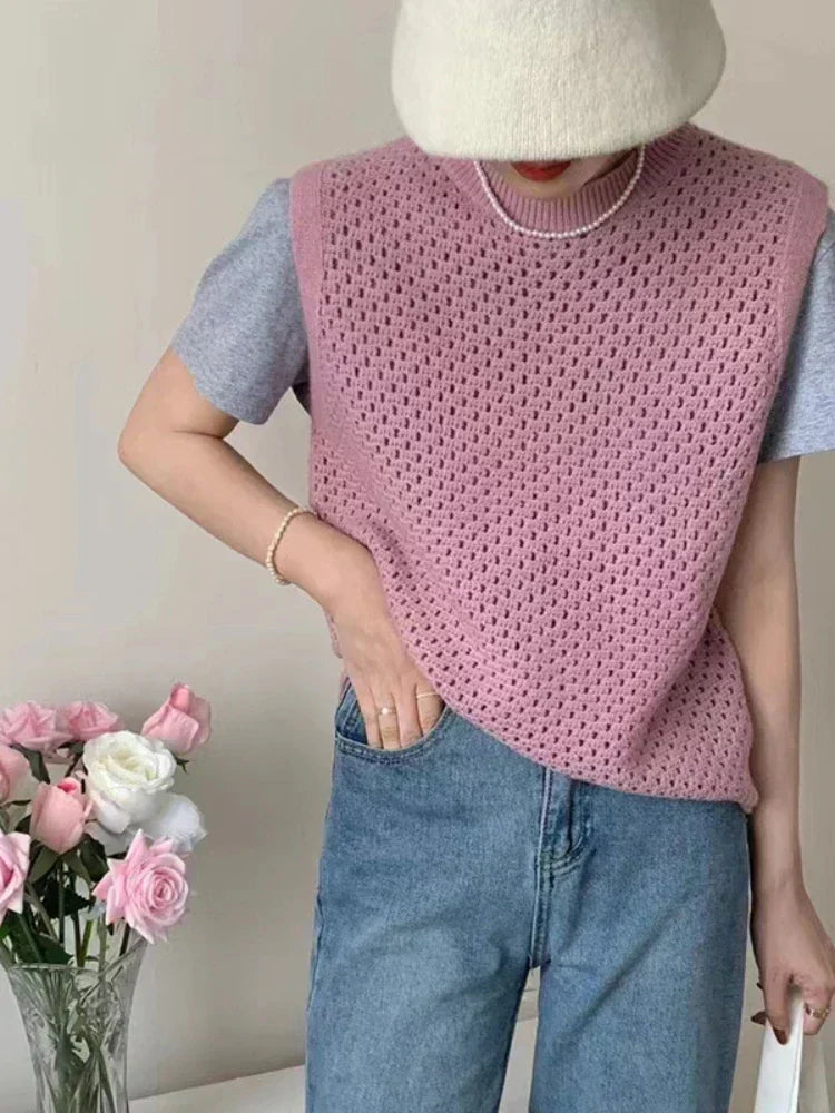 Rinnie – Leichter Strickpullover für moderne Lagenlooks