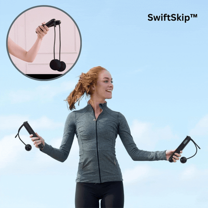 SwiftSkip – Intelligentes Springseil mit nahtloser Zähl- und Fitness-Tracking-Funktion
