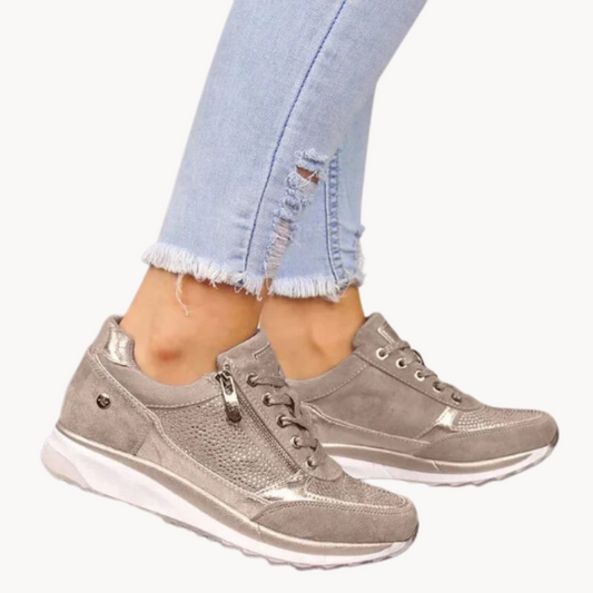 Yulia – Damen-Sneaker mit Reißverschluss für Komfort und Halt