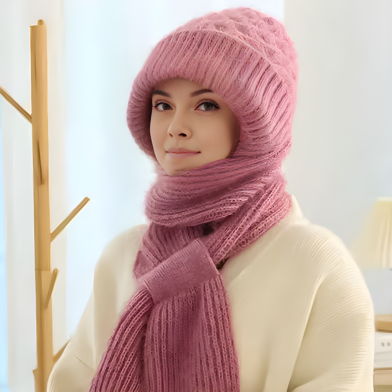 WarmWrap – Mütze und Schal in einem für winterlichen Gesichts- und Halsschutz