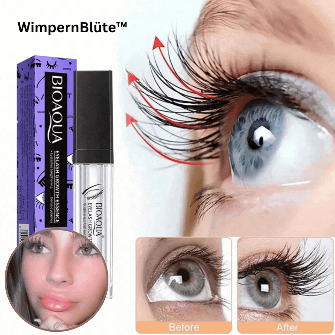 Blossom – Schnell wirkendes Serum für längere, vollere Wimpern