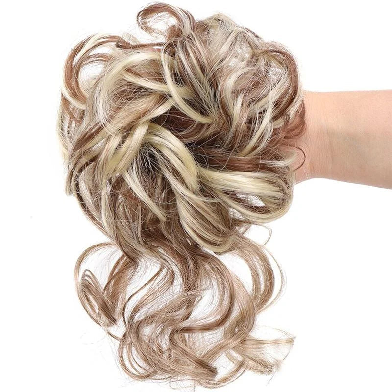HairGlow – Einfacher Messy Bun Haarteil für Natürliches & Weiches Volumen