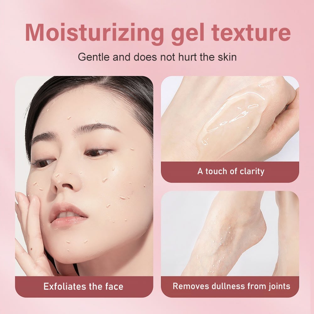 GlowEase – Peeling Gel für Gesicht und Körper für geschmeidige Haut