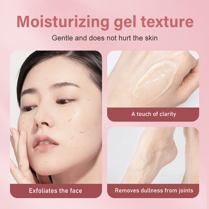 GlowEase – Peeling Gel für Gesicht und Körper für geschmeidige Haut