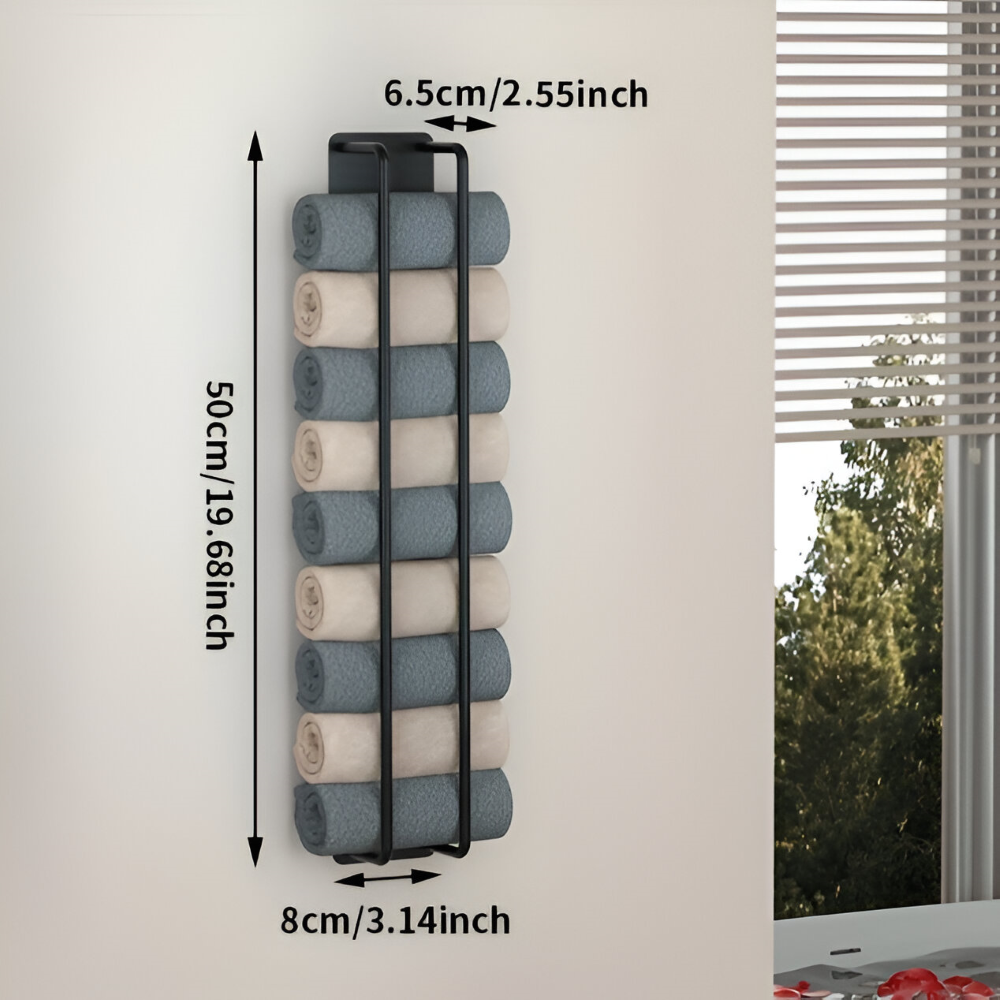 AeroDry – Maximieren Sie den Badezimmerplatz mit schnell trocknendem Handtuchhalter