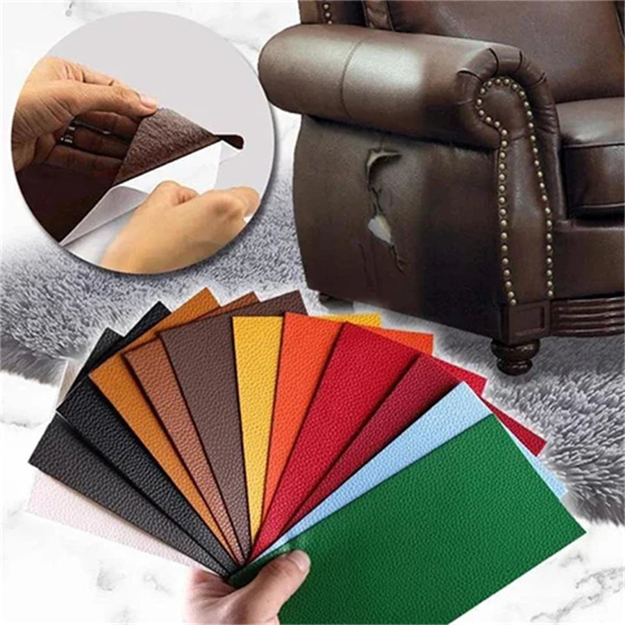 LeatherFix™ - Selbstklebender Lederrefinisher Zuschneidbare Sofa-Reparatur
