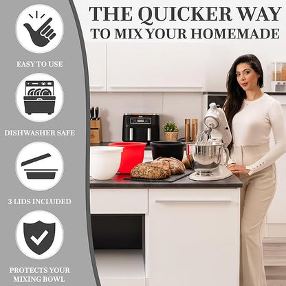 MixShield – Silikoneinsatz für sauberes Arbeiten mit dem 4,7-Liter-Standmixer