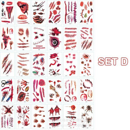 InkFable – Day of the Dead Temporäre Tattoos für auffällige Halloween-Looks