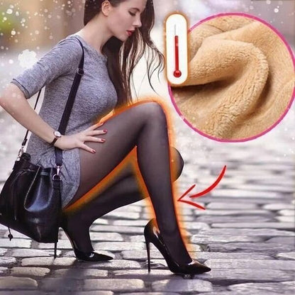 Anneliese – Transparente Thermostrumpfhose für figurformende Wärme
