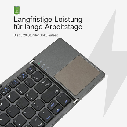 TypeGlide – Schnell überall arbeiten mit ultrakompakter faltbarer Tastatur