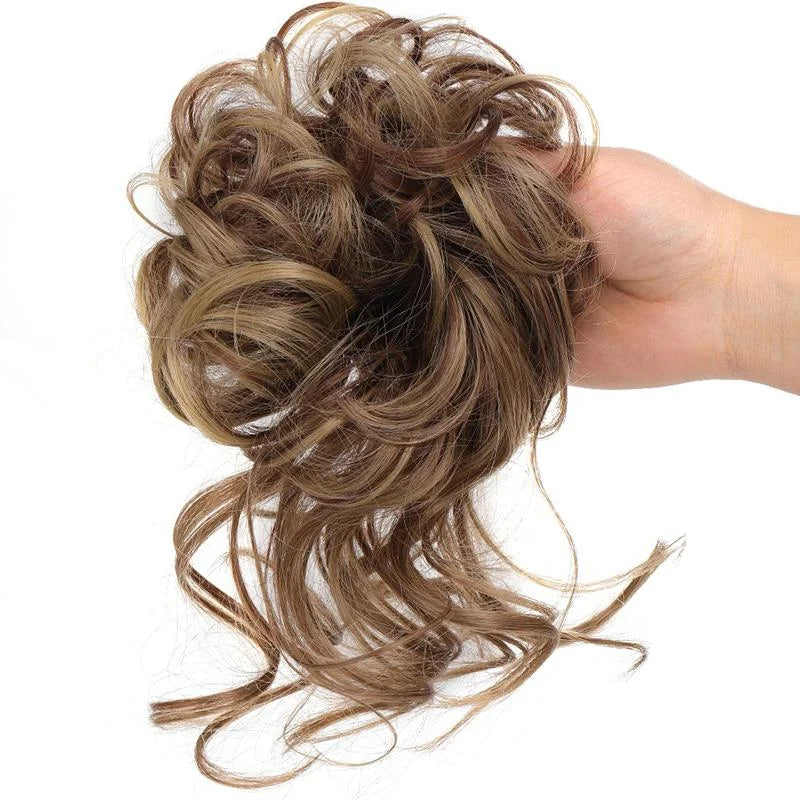HairGlow – Einfacher Messy Bun Haarteil für Natürliches & Weiches Volumen