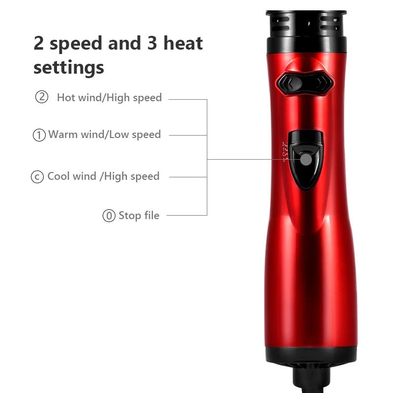 ShineWave – Hair dryer brush for fast drying and lustrous curls