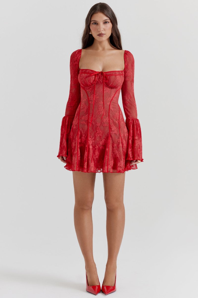Camalie – Vintage-Spitzenkorsettkleid für einen eleganten, zeitlosen Stil