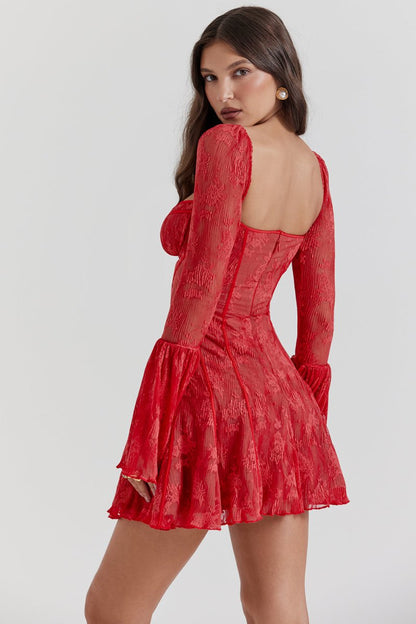 Camalie – Vintage-Spitzenkorsettkleid für einen eleganten, zeitlosen Stil
