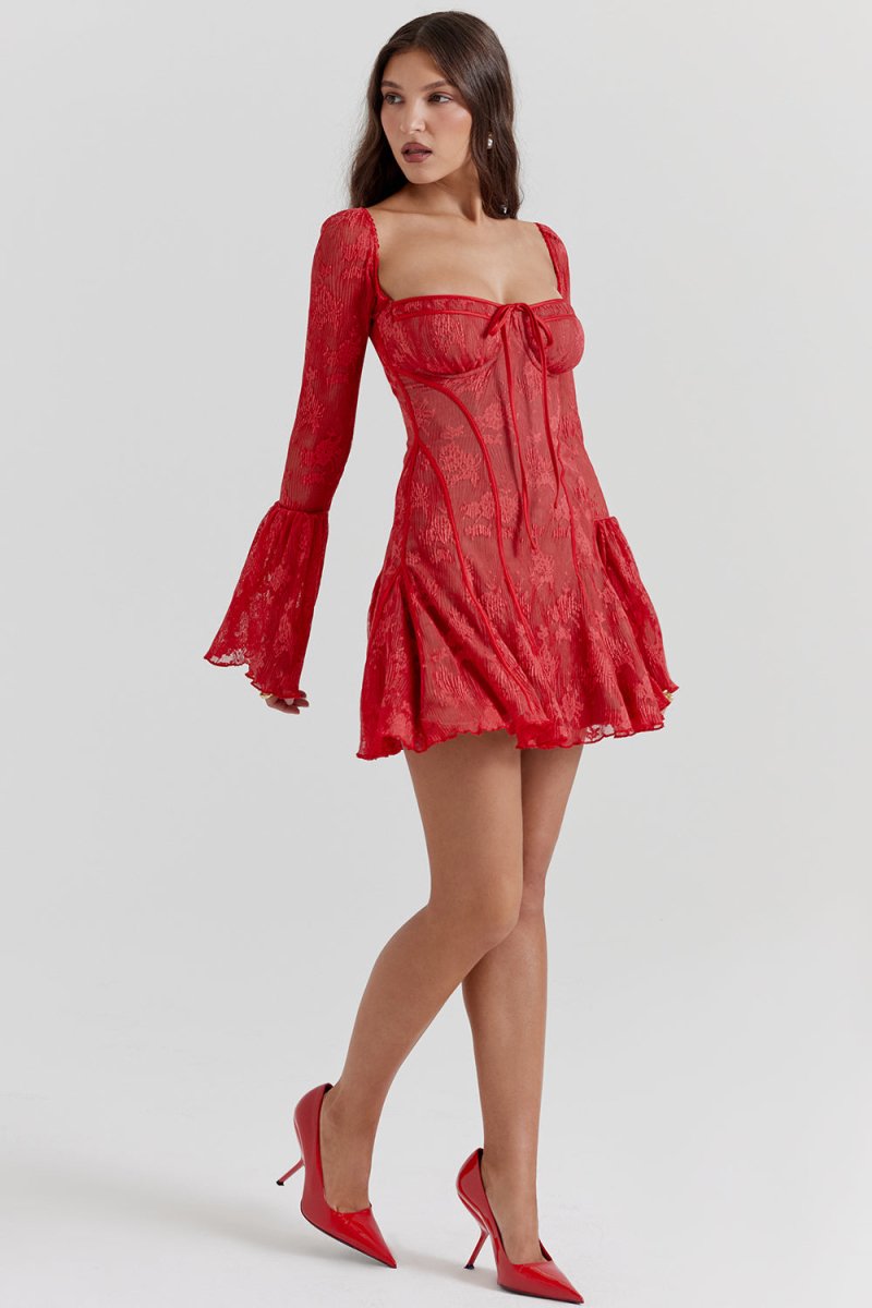 Camalie – Vintage-Spitzenkorsettkleid für einen eleganten, zeitlosen Stil
