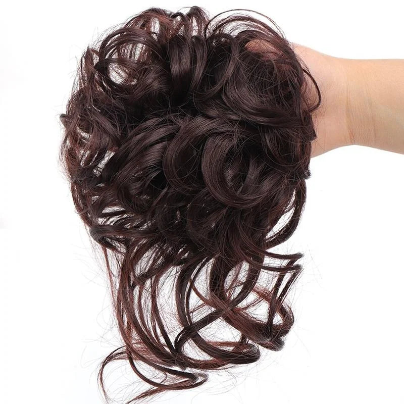 HairGlow – Einfacher Messy Bun Haarteil für Natürliches & Weiches Volumen
