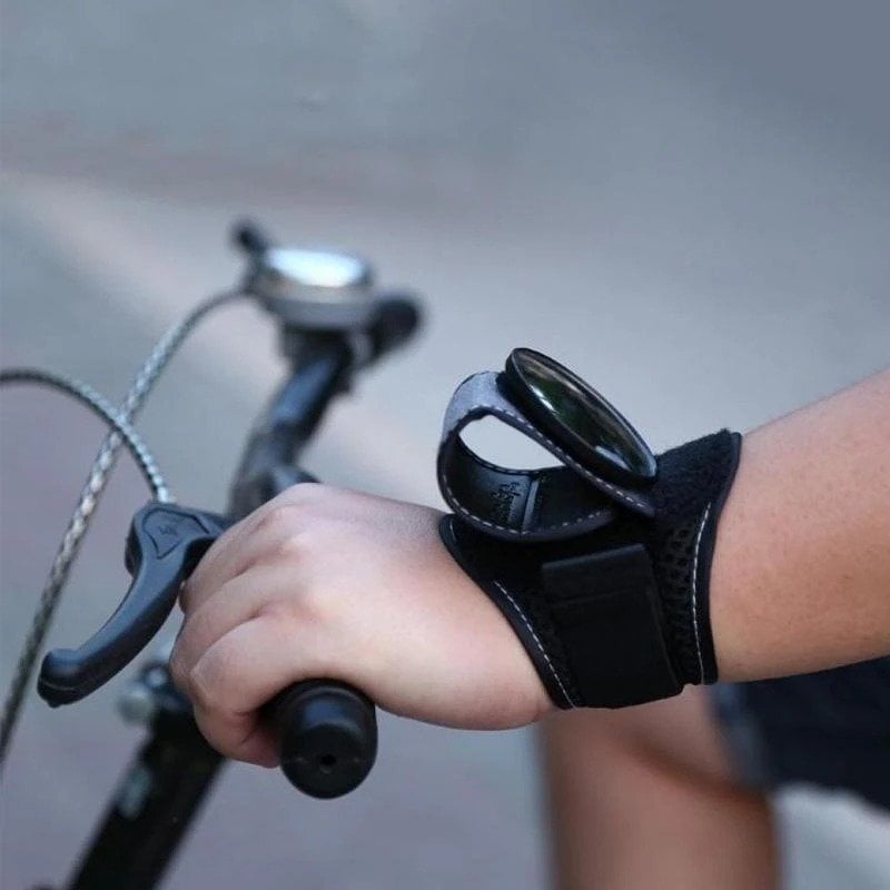 WristView – Weitwinkel-Handgelenkspiegel für sicheres Fahrradfahren