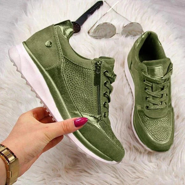 Yulia – Damen-Sneaker mit Reißverschluss für Komfort und Halt