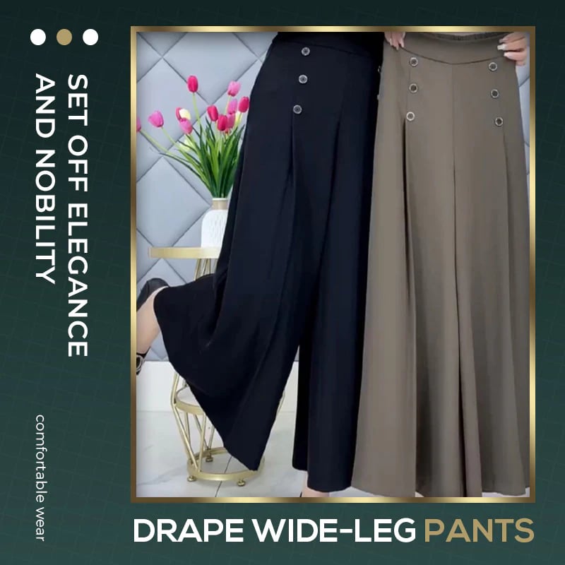 Camille – Weite Bundfaltenhose mit lockerer Sommerpassform
