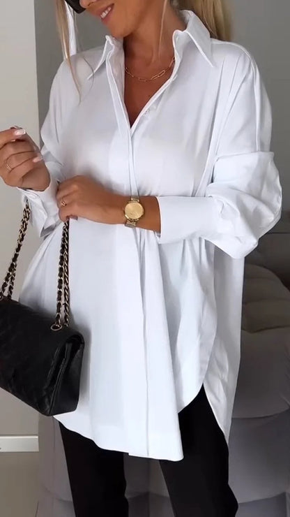 Hillary™ Lange Polobluse