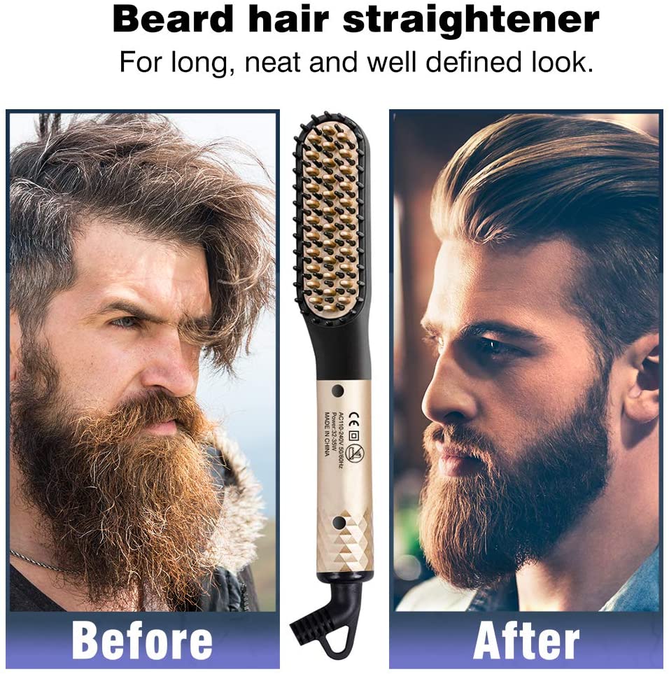 SleekFlow – Professioneller Bartglätterkamm für frizzfreies Styling