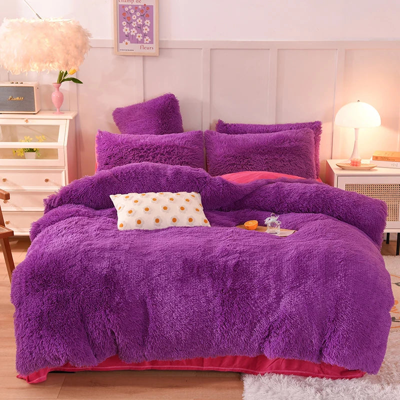 Teddy – Flauschiges Fleece-Bettwäsche-Set für gemütlichen Komfort