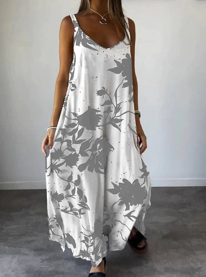 Juliet – Luftiges Blumen-Maxikleid im Boho-Sommer-Style