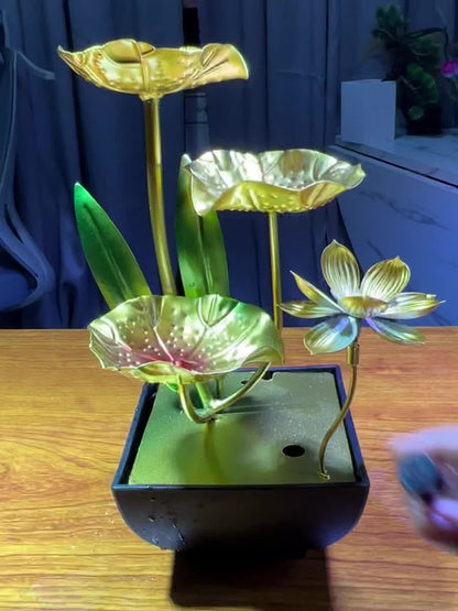 ZenRipple – Eleganter Tischbrunnen Mit Beruhigendem Wasserfluss Und Integriertem Luftbefeuchter