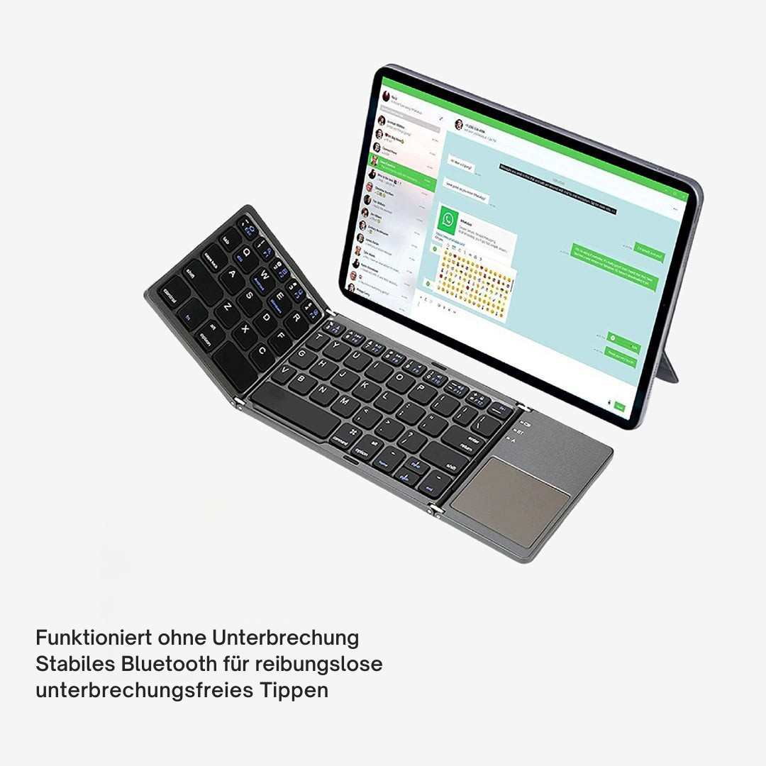 TypeGlide – Schnell überall arbeiten mit ultrakompakter faltbarer Tastatur