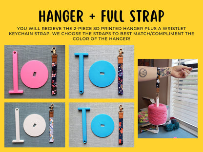 YarnMate™ - Tragbarer Handgelenk-Wollhalter