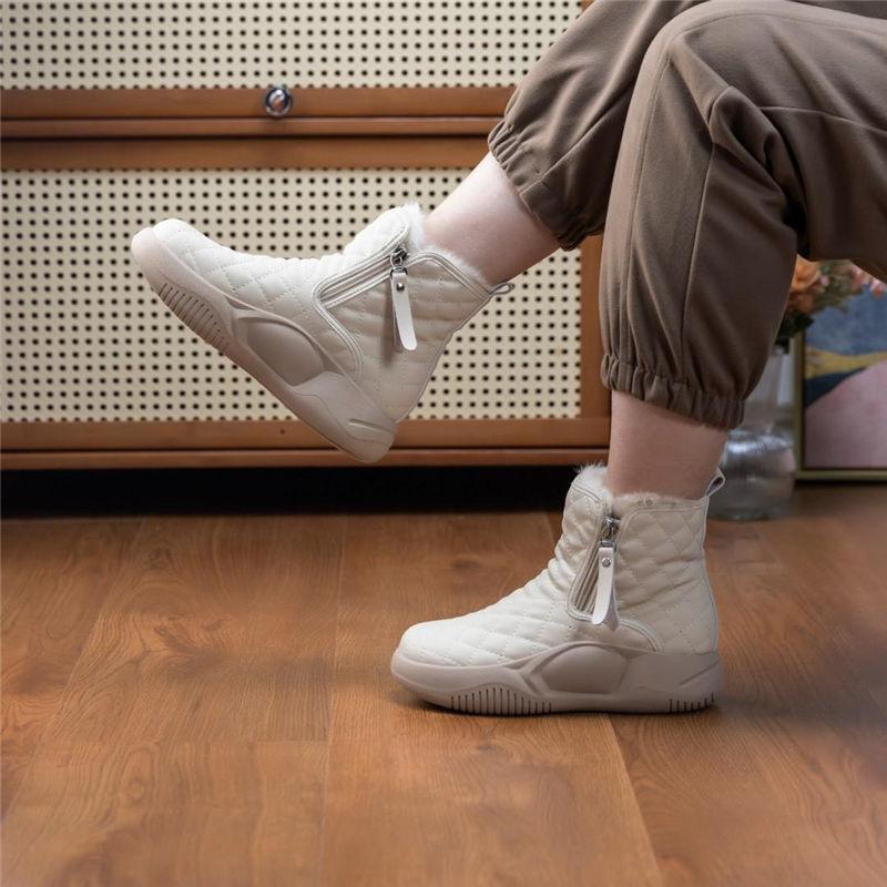 Kiera – Wasserdichte Schneestiefel mit seitlichem Reißverschlussdetail