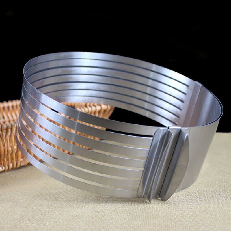 PerfectLayers – Verstellbarer Kuchenschneider aus Edelstahl für gleichmäßige Schichten