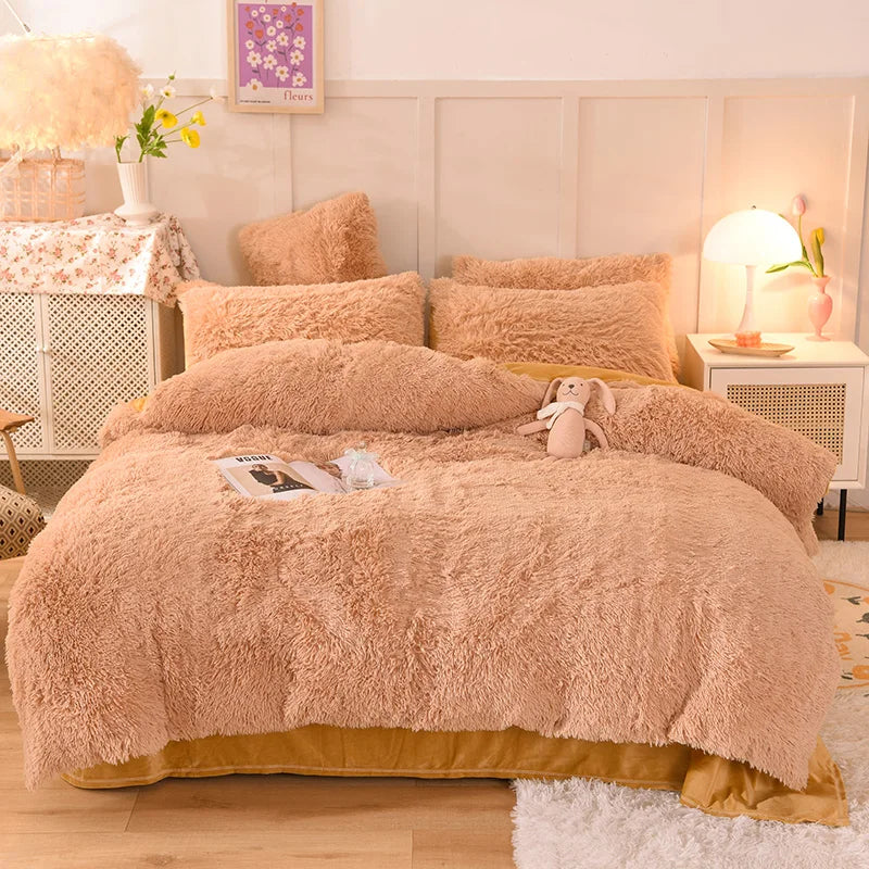 Teddy – Flauschiges Fleece-Bettwäsche-Set für gemütlichen Komfort