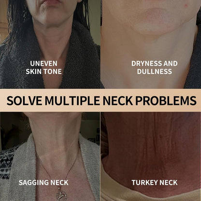 NeckLuxe – Straffende Hals- &amp; Dekolletécreme Mit Massagekopf Für Jugendlich Glatte Haut | 1+1 Gratis