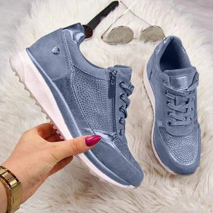 Yulia – Damen-Sneaker mit Reißverschluss für Komfort und Halt