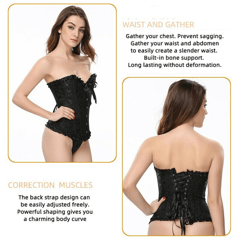 Augusta – Viktorianisches Push-Up-Korsett für eine stilvolle Silhouette