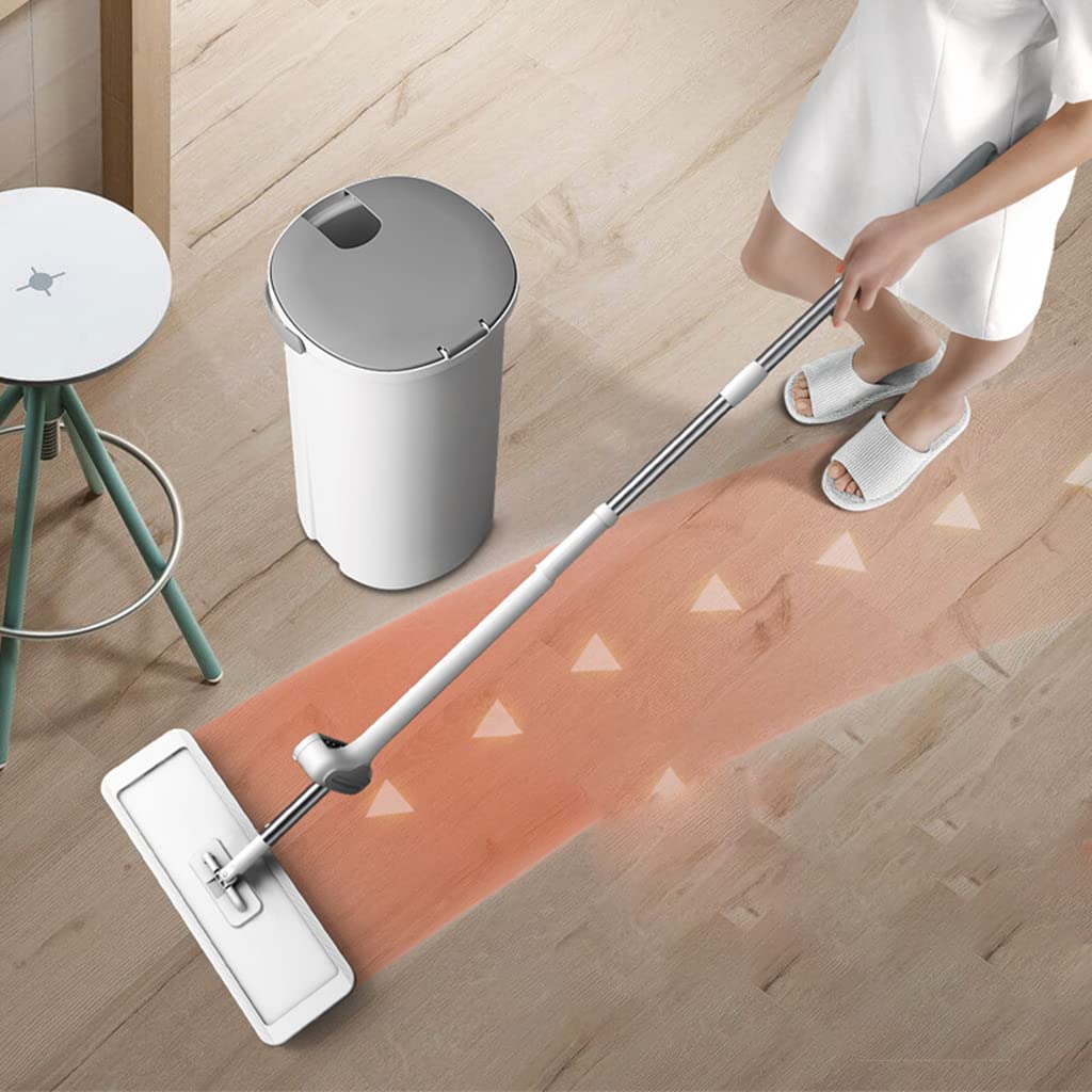 SqueezeFlat – 360° selbstreinigender, freihändiger Bodenwischer
