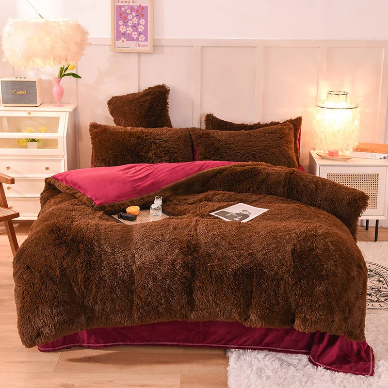 Teddy – Flauschiges Fleece-Bettwäsche-Set für gemütlichen Komfort