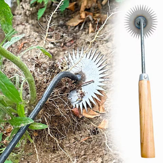 GardenPro – Ergonomische Sonnenblumenkelle mit Holzgriff zum einfachen Jäten